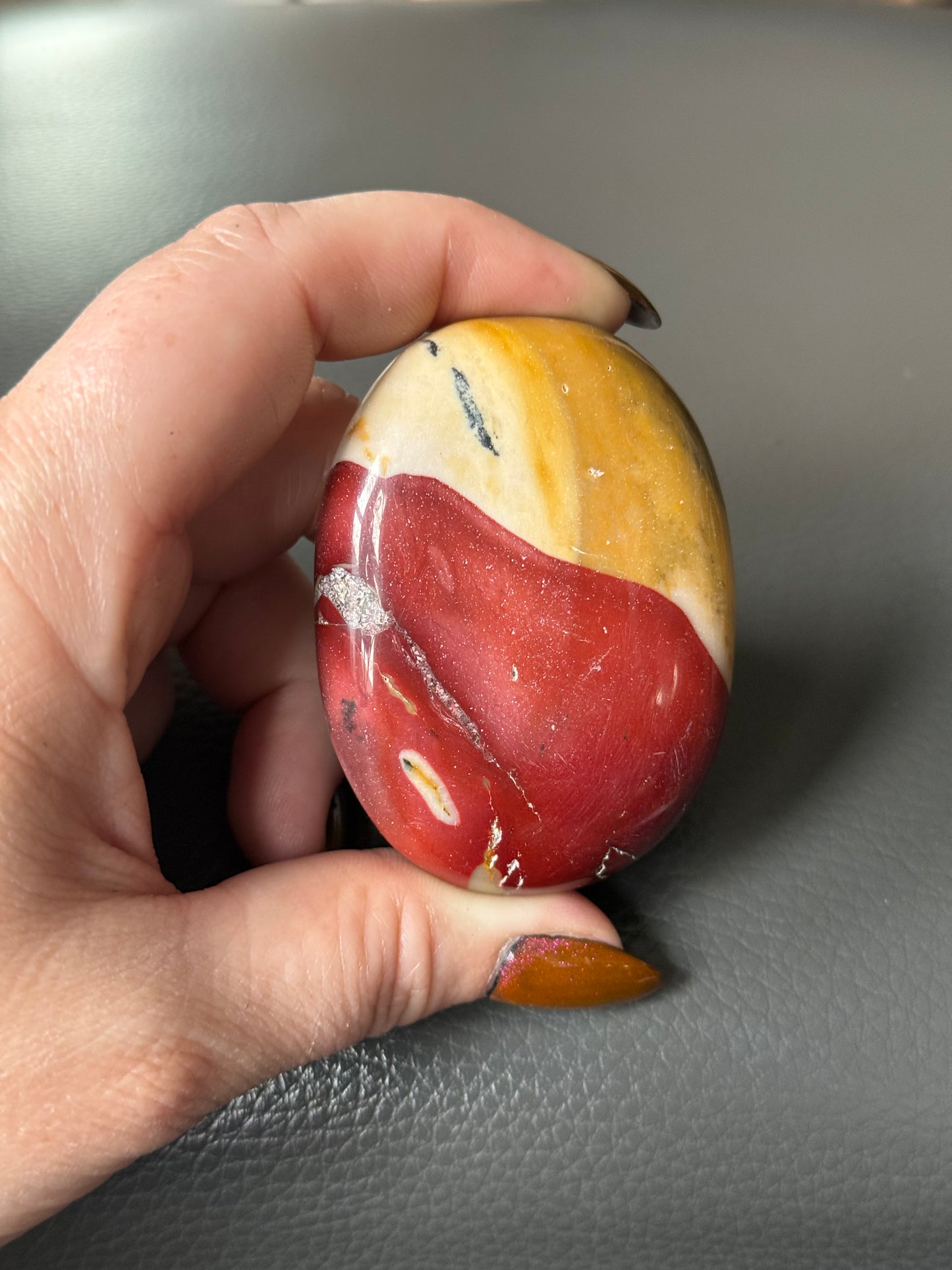 Mookaite Palm Stones
