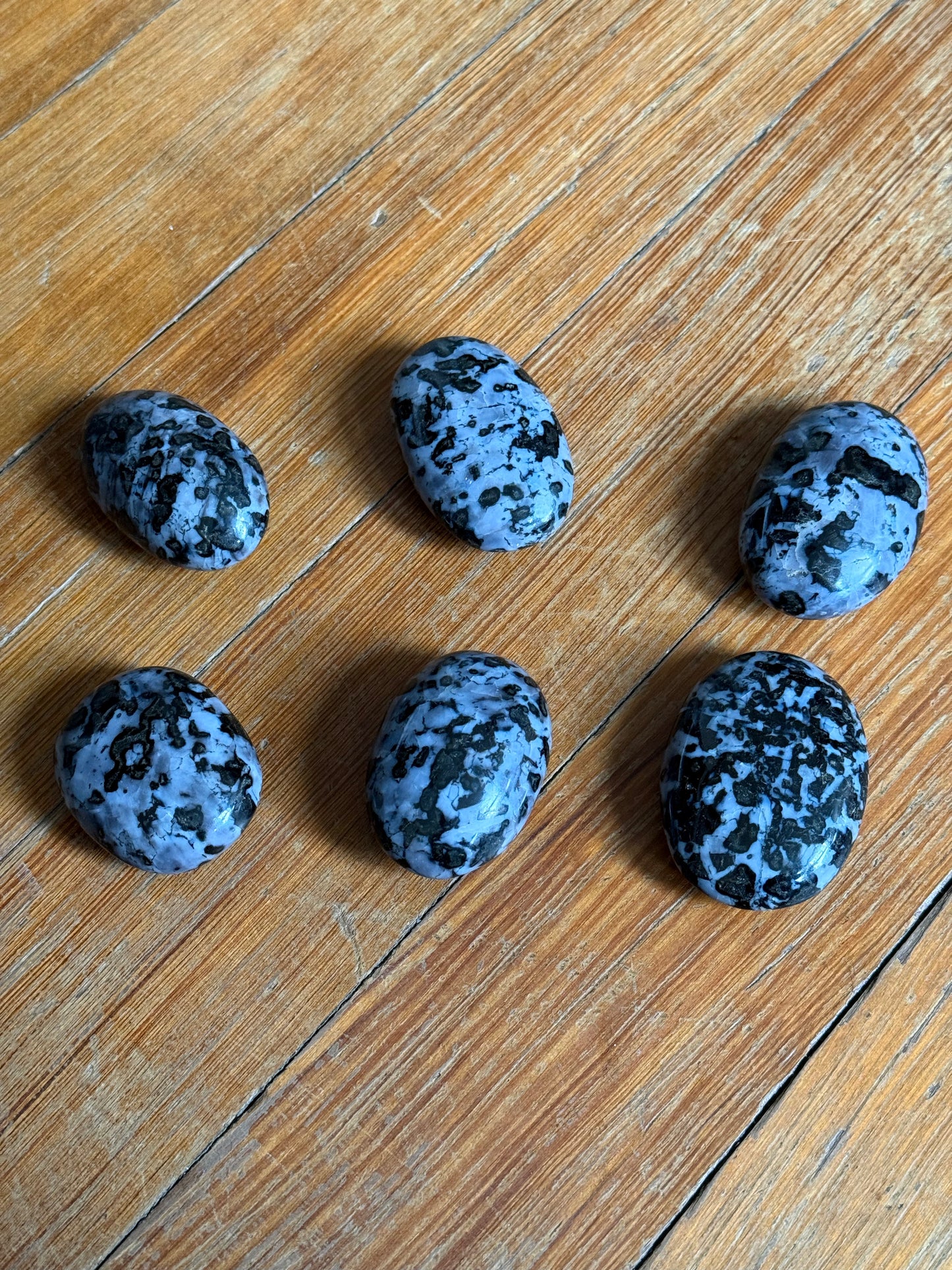 Indigo Gabbro Palm Stones