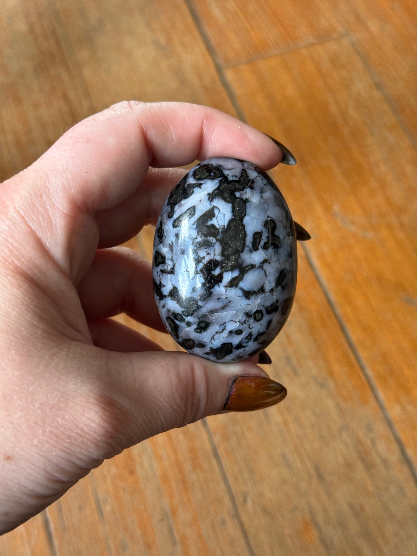 Indigo Gabbro Palm Stones