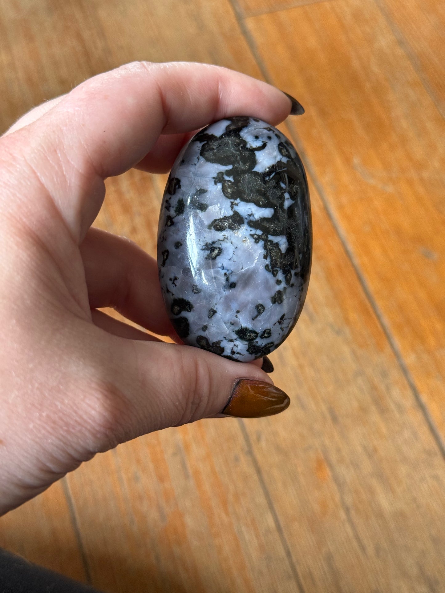 Indigo Gabbro Palm Stones