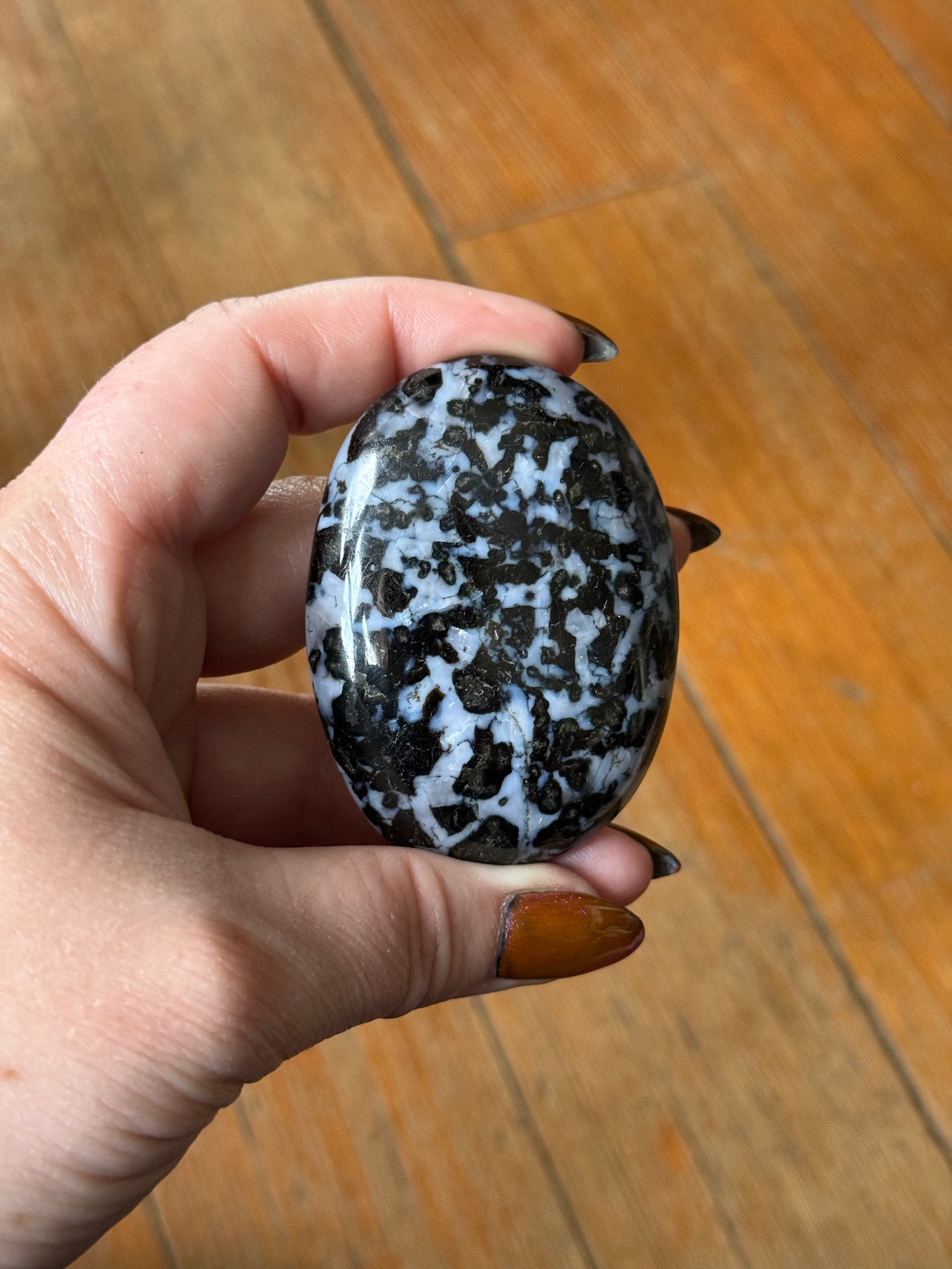 Indigo Gabbro Palm Stones