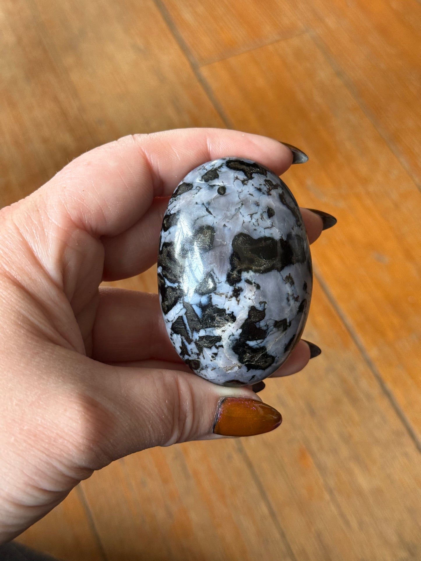 Indigo Gabbro Palm Stones