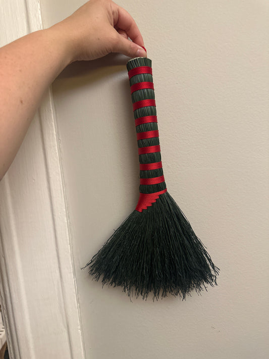 Green Yule Broom