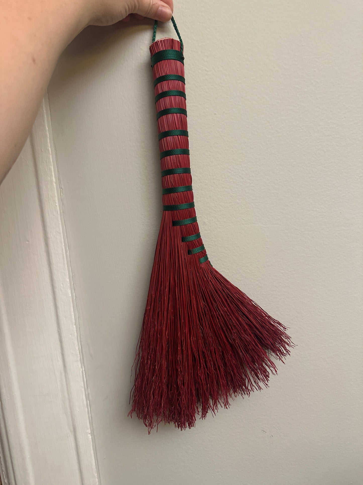 Red Yule Broom