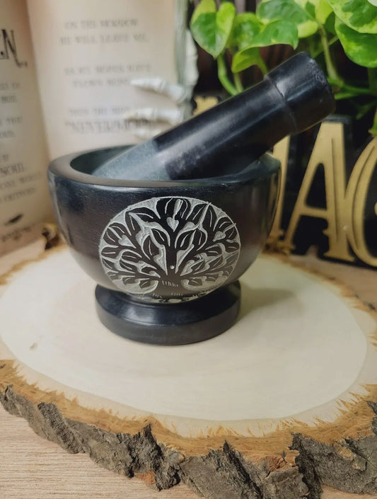 Tree of Life Mortar & Pestle