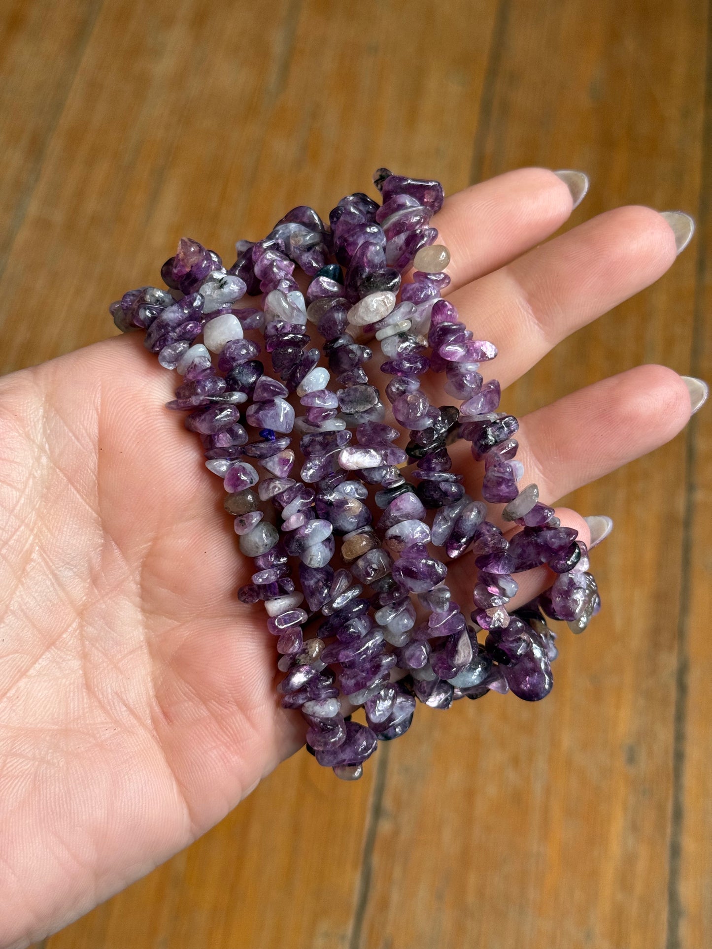 Crystal Chip Bracelets