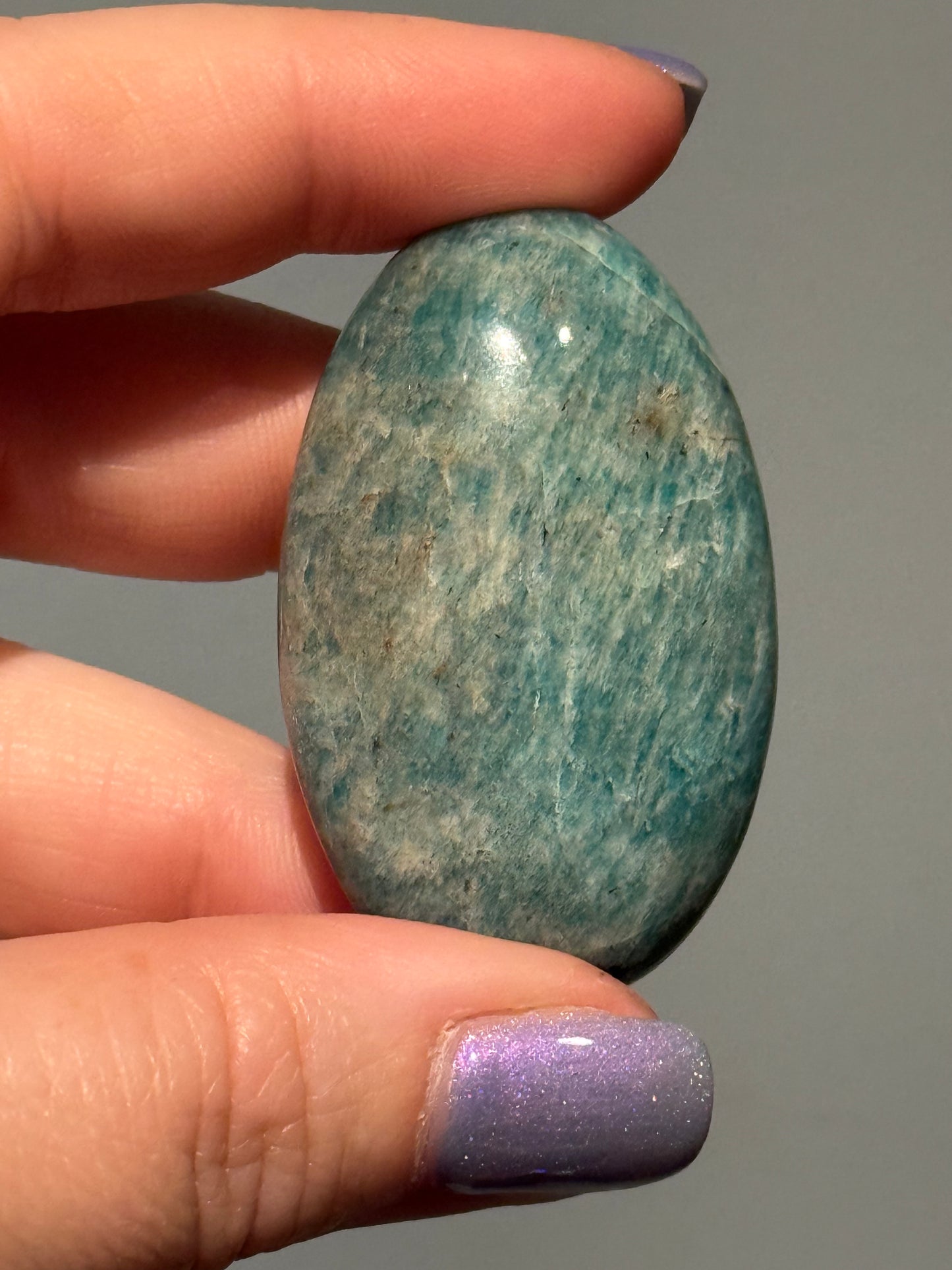 Amazonite Palm Stone