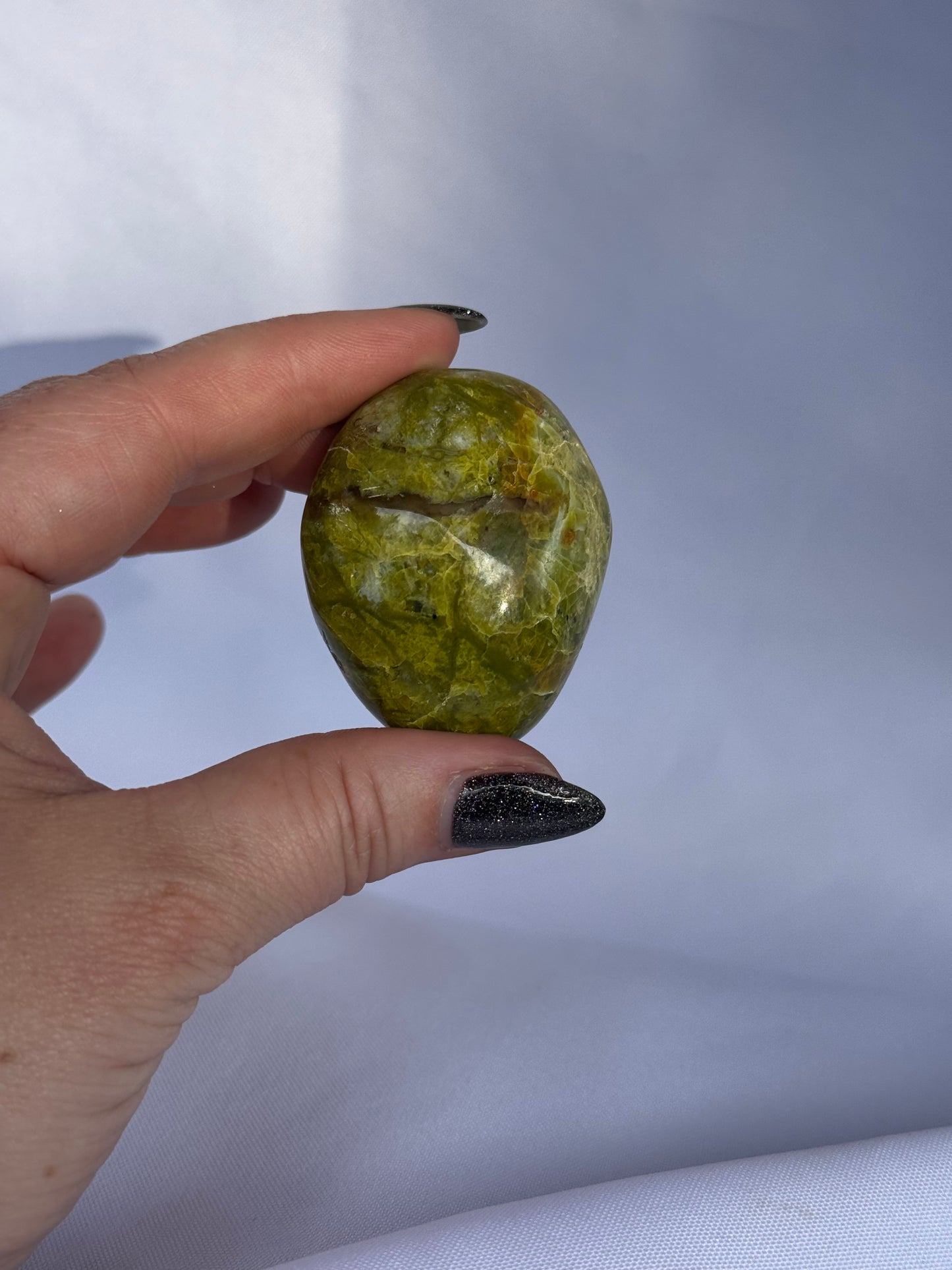 Green Opal Palm Stones