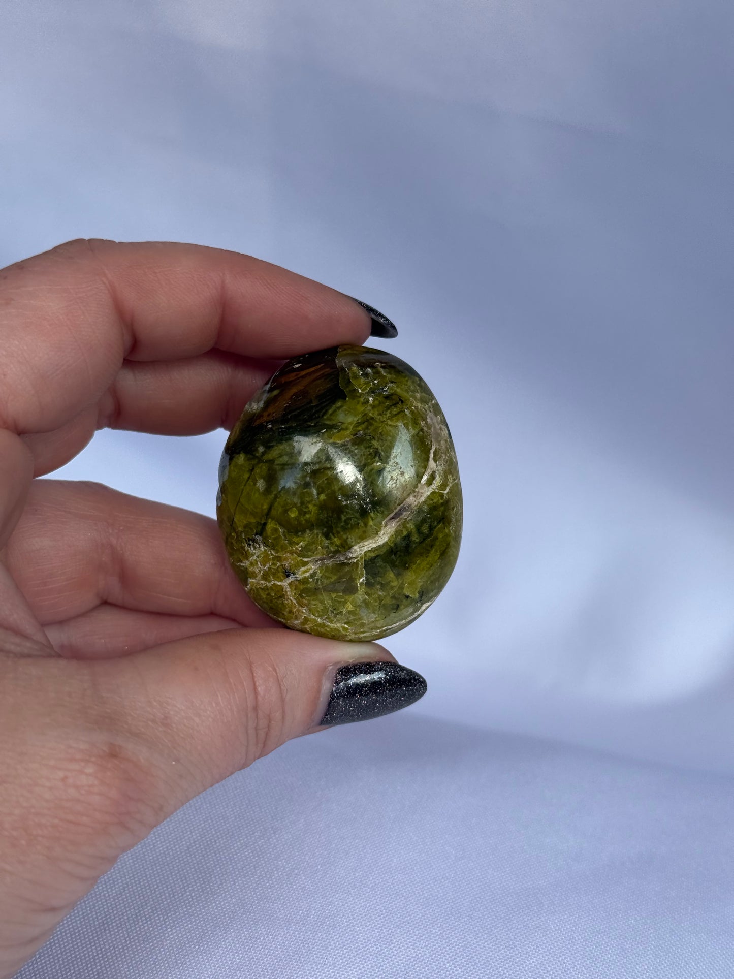 Green Opal Palm Stones