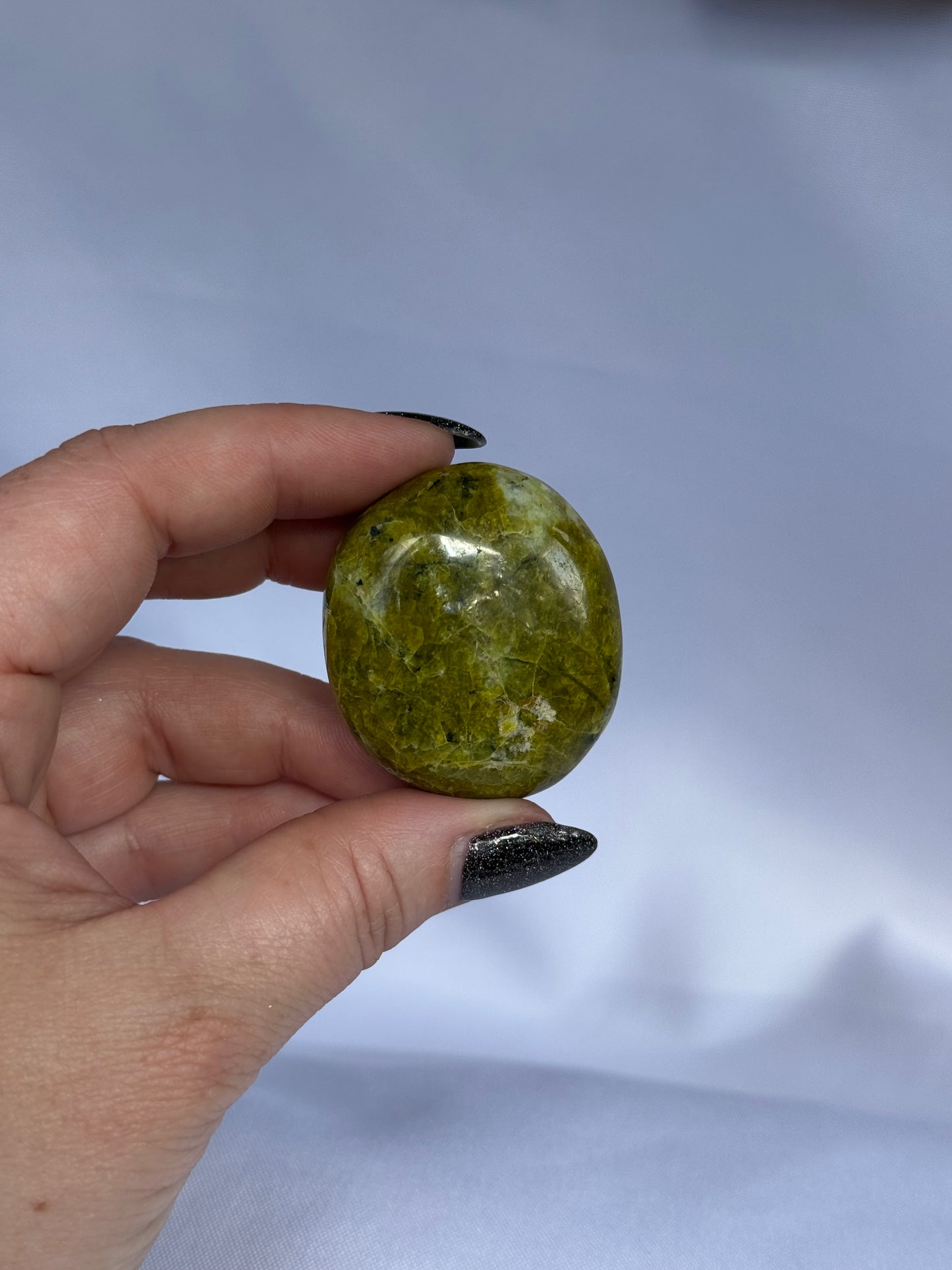 Green Opal Palm Stones