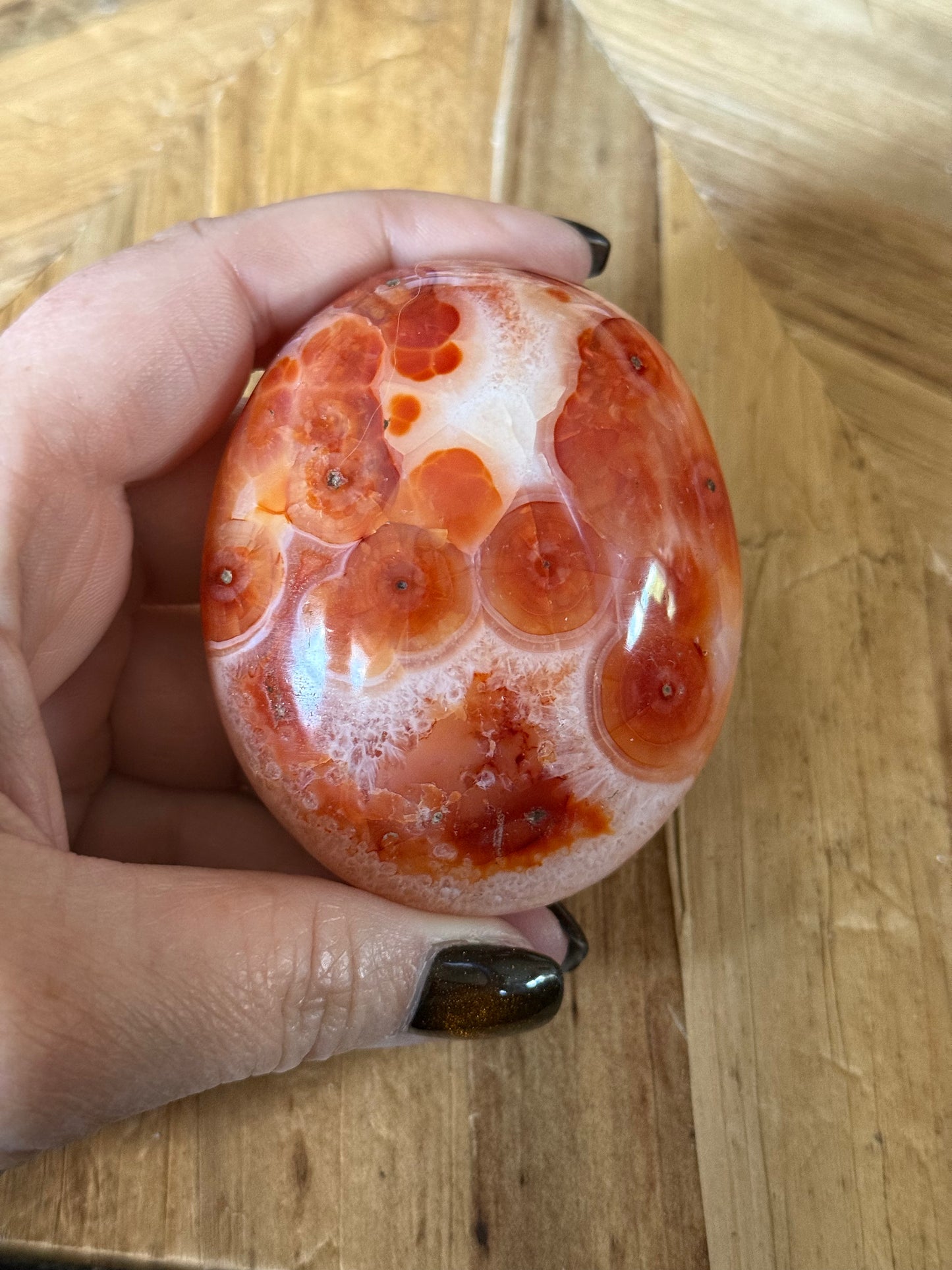 Carnelian Palm Stones