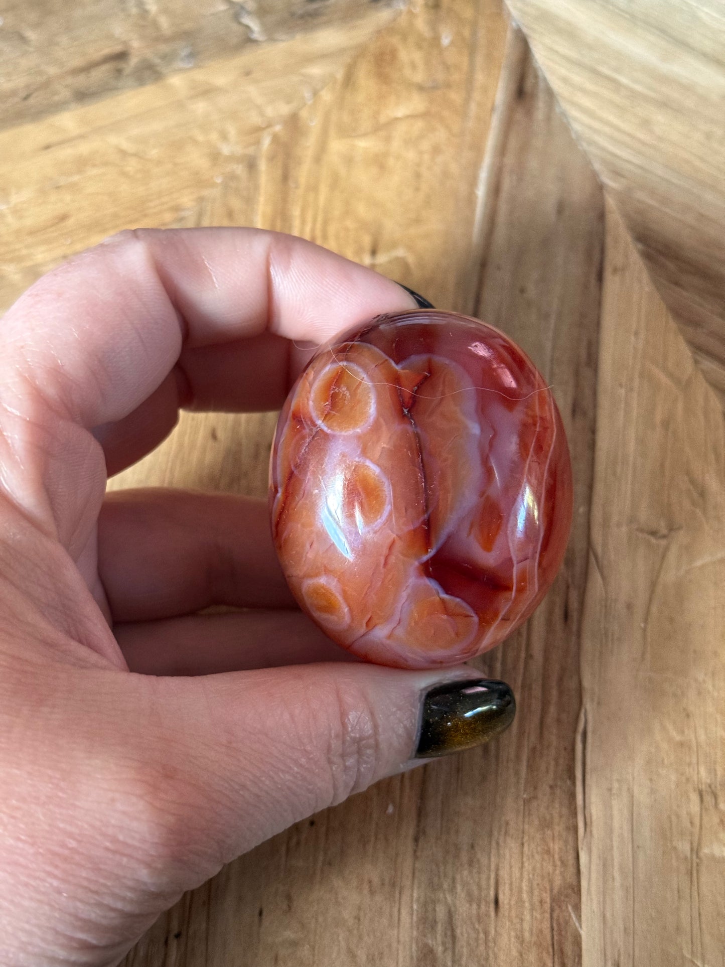Carnelian Palm Stones