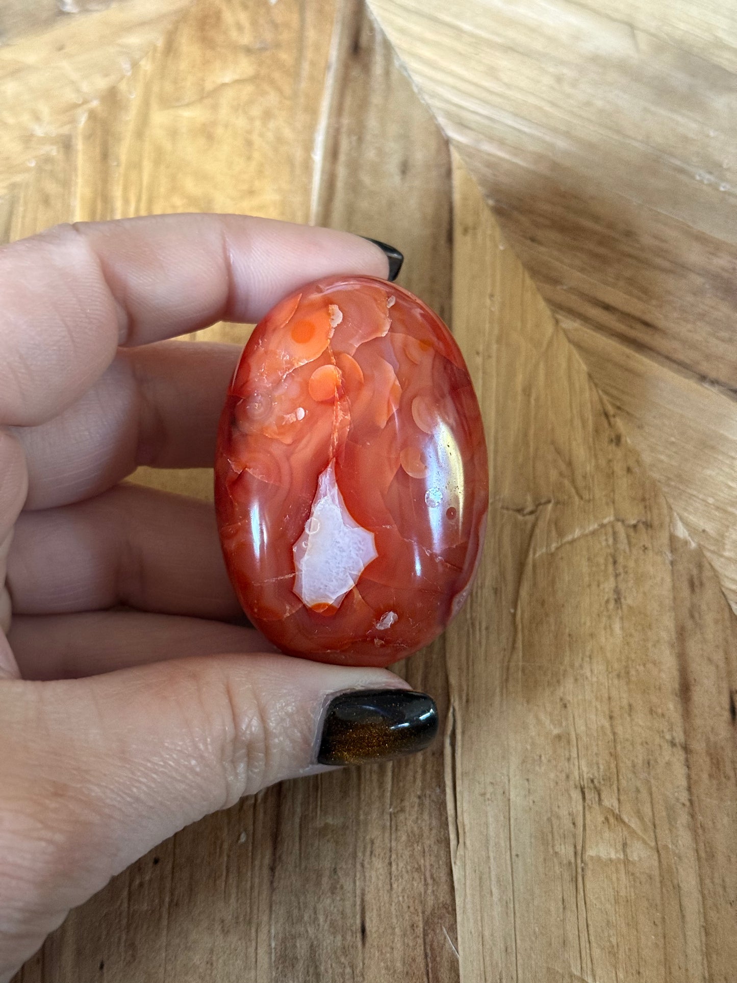 Carnelian Palm Stones