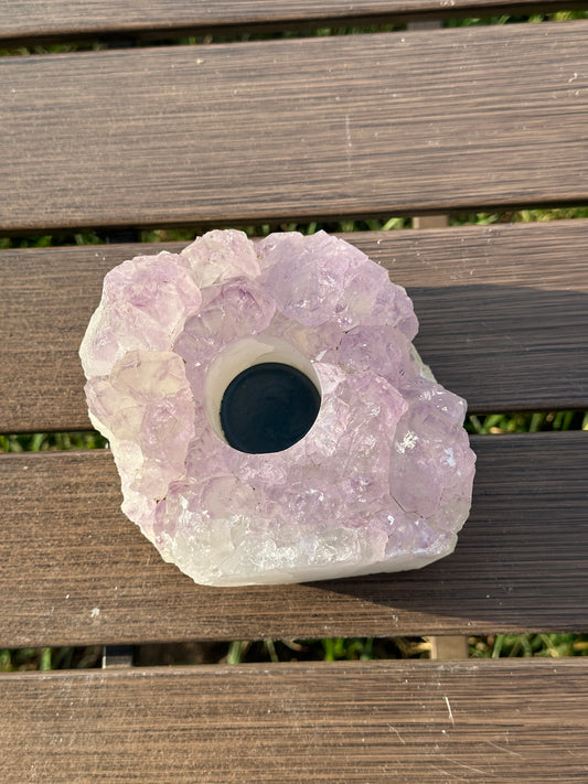 Amethyst Votive Holder