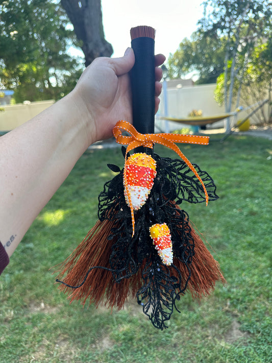 Candy Corn Broom